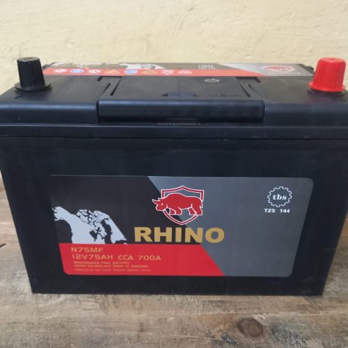 N70 (75AH) Rhino Car Battery
