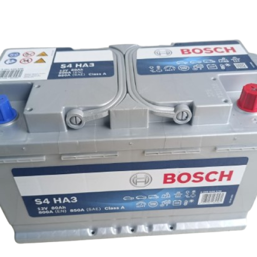 AGM Din 80 Bosch Car Battery 12V 80Ah 850 (SAE)